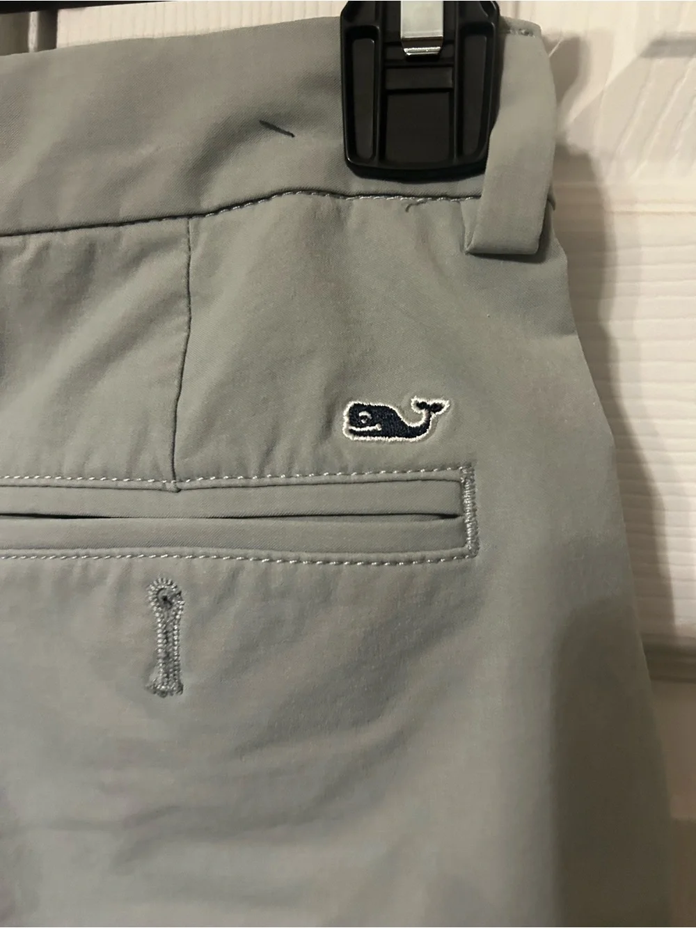 Vineyard Vines Light Gray Flat Front Chino Shorts